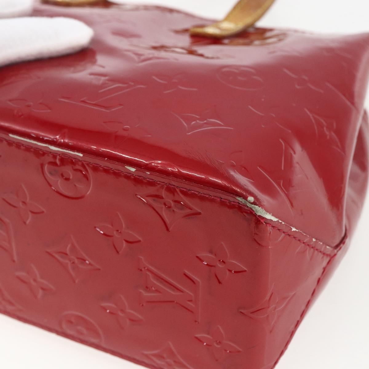 LOUIS VUITTON Monogram Vernis Reade PM Bag Pomme D'amour M91990 LV Auth 169598