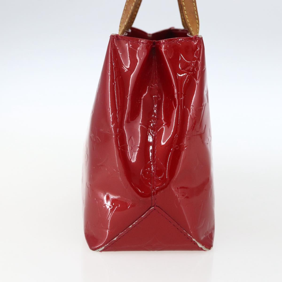 LOUIS VUITTON Monogram Vernis Reade PM Bag Pomme D'amour M91990 LV Auth 169598
