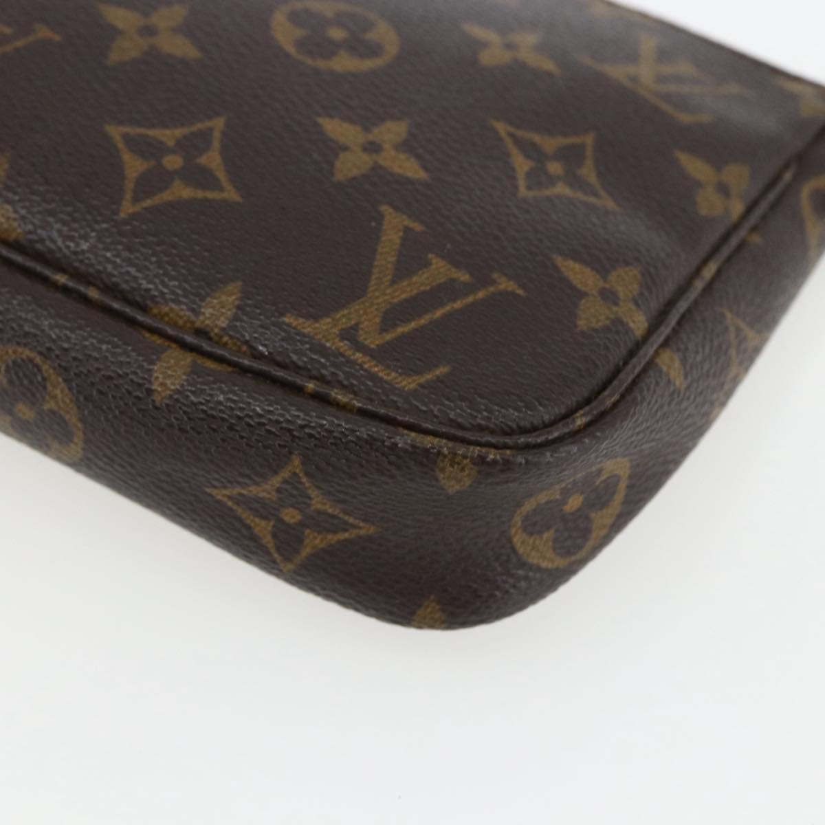 LOUIS VUITTON Monogram Pochette Accessoires Pouch M51980 LV Auth 169611