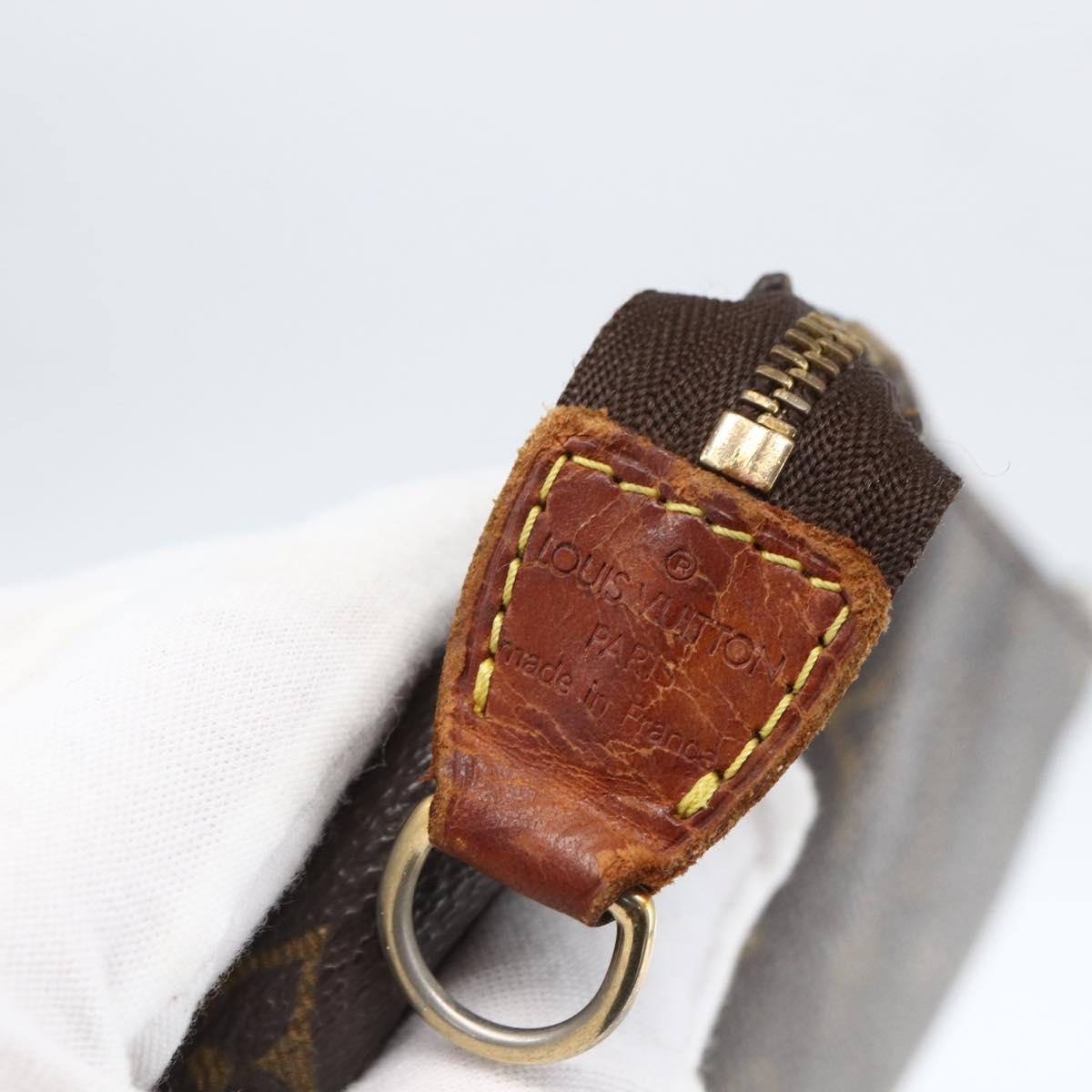 LOUIS VUITTON Monogram Pochette Accessoires Pouch M51980 LV Auth 169611