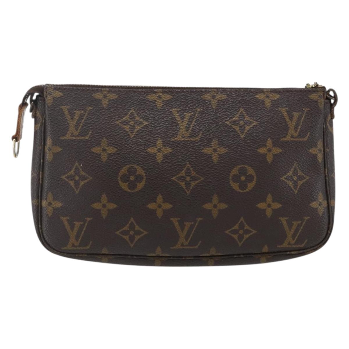 LOUIS VUITTON Monogram Pochette Accessoires Pouch M51980 LV Auth 169611