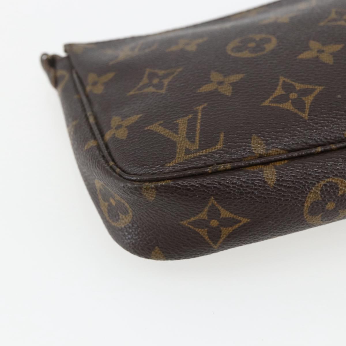 LOUIS VUITTON Monogram Pochette Accessoires Pouch M51980 LV Auth 169611