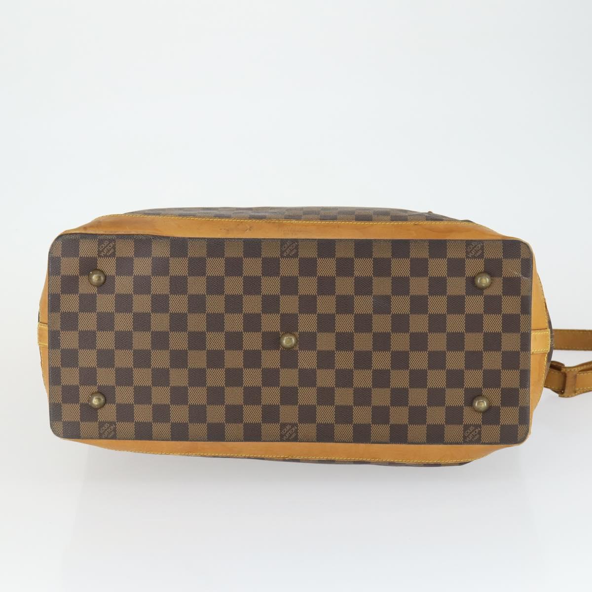 LOUIS VUITTON Damier Ebene Clipper Boston Bag 2way M99039 LV Auth 169619