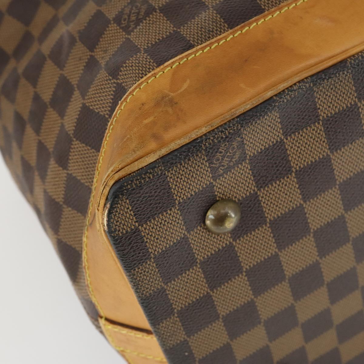 LOUIS VUITTON Damier Ebene Clipper Boston Bag 2way M99039 LV Auth 169619