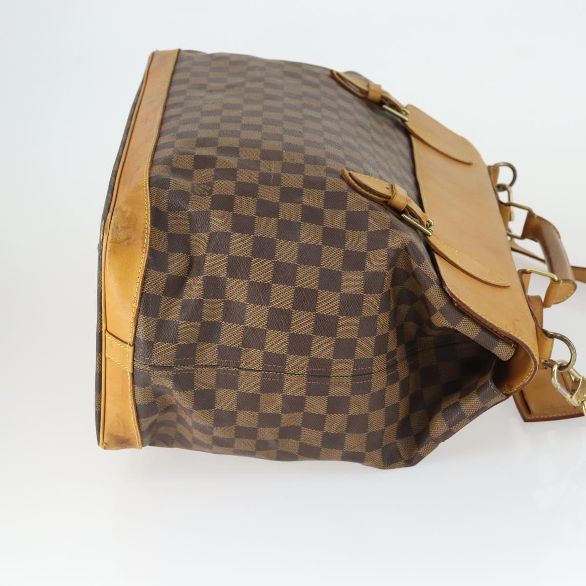 LOUIS VUITTON Damier Ebene Clipper Boston Bag 2way M99039 LV Auth 169619