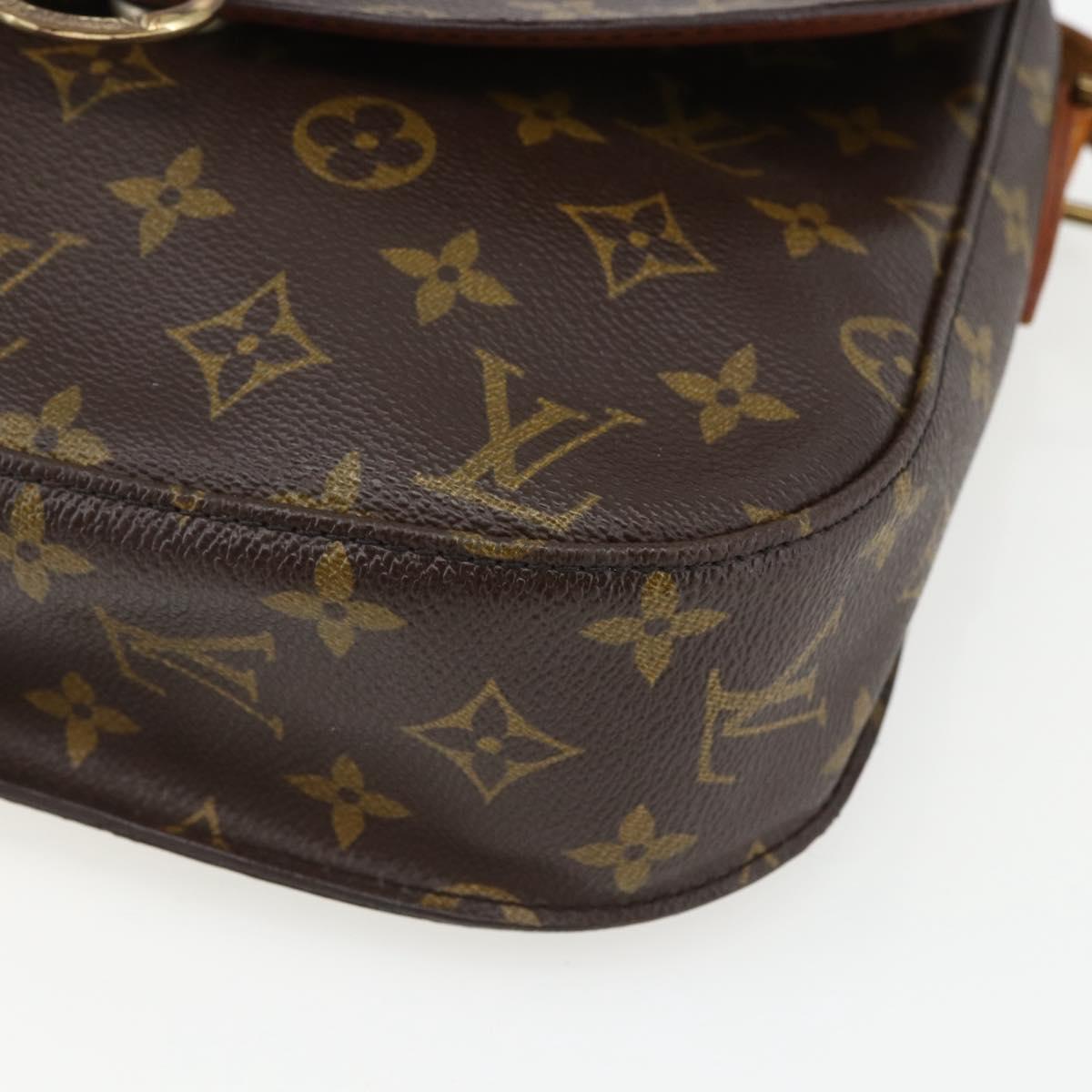 LOUIS VUITTON Monogram Saint Cloud GM Shoulder Bag M51242 LV Auth 169621