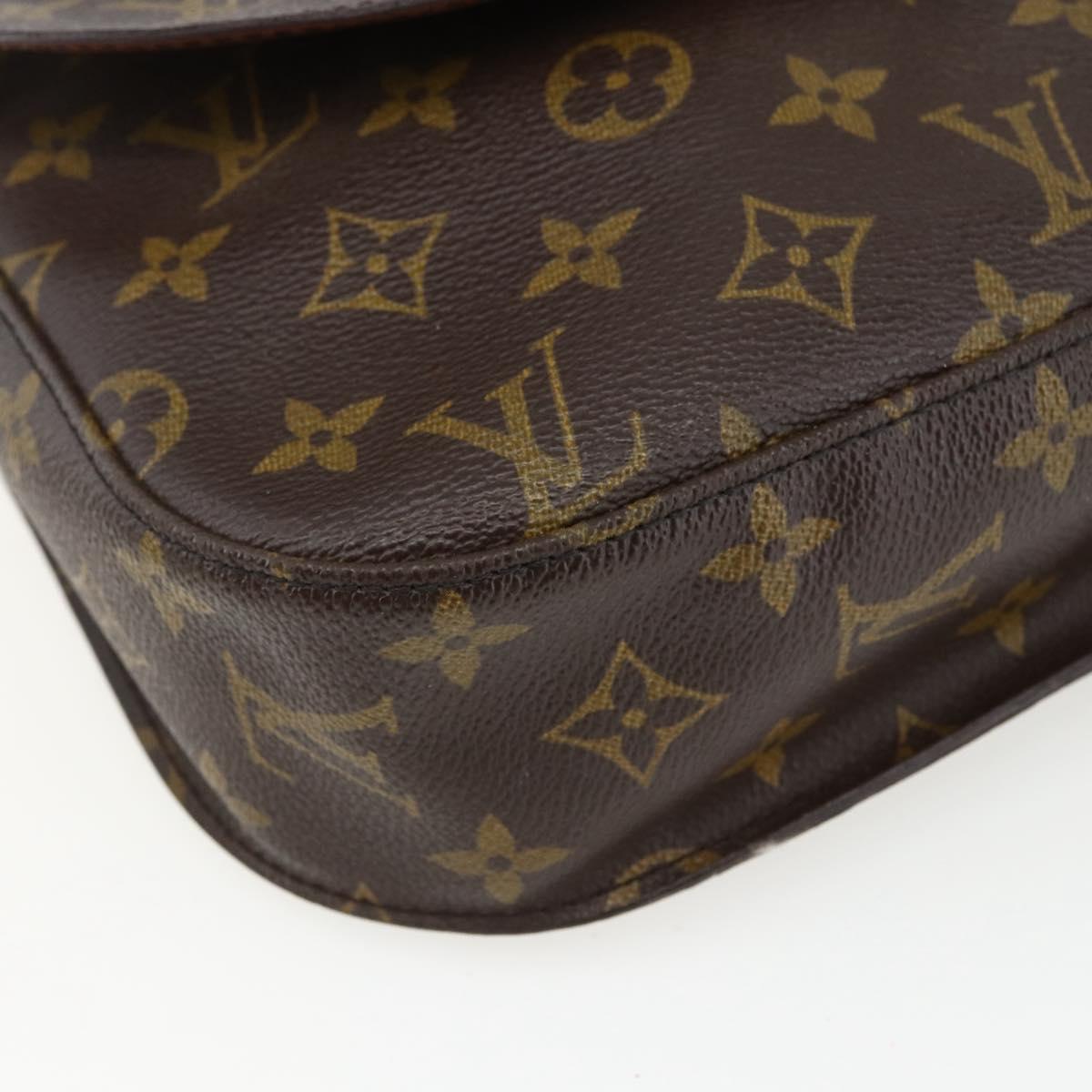 LOUIS VUITTON Monogram Saint Cloud GM Shoulder Bag M51242 LV Auth 169621