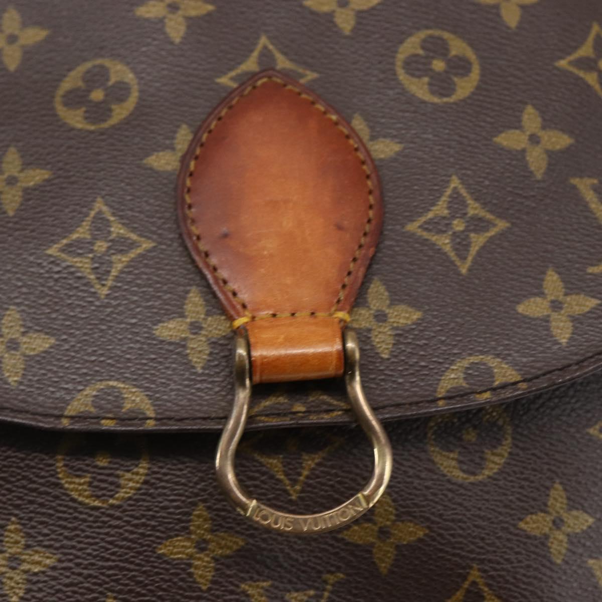 LOUIS VUITTON Monogram Saint Cloud GM Shoulder Bag M51242 LV Auth 169621