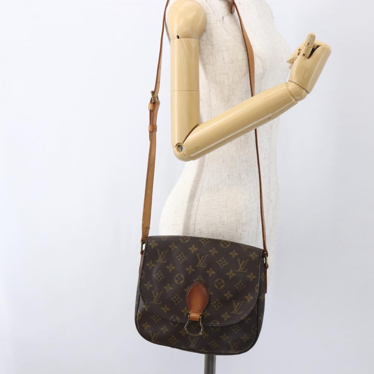 LOUIS VUITTON Monogram Saint Cloud GM Shoulder Bag M51242 LV Auth 169621