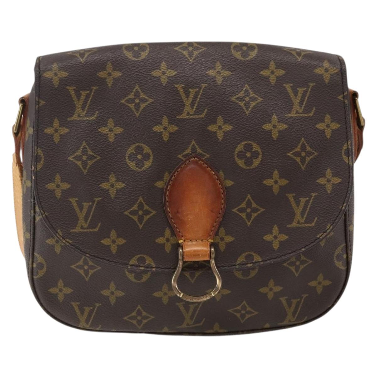 LOUIS VUITTON Monogram Saint Cloud GM Shoulder Bag M51242 LV Auth 169621