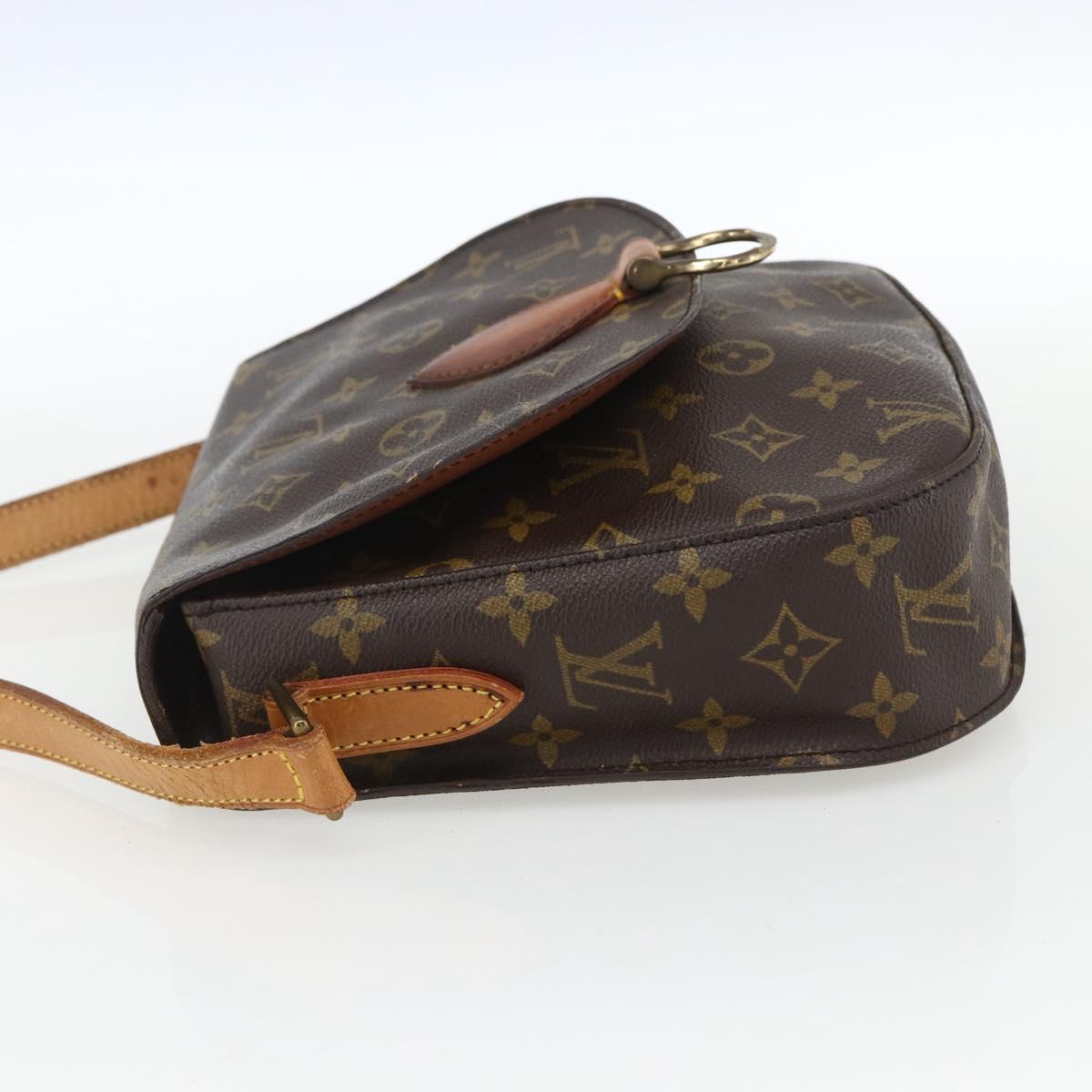 LOUIS VUITTON Monogram Saint Cloud GM Shoulder Bag M51242 LV Auth 169621