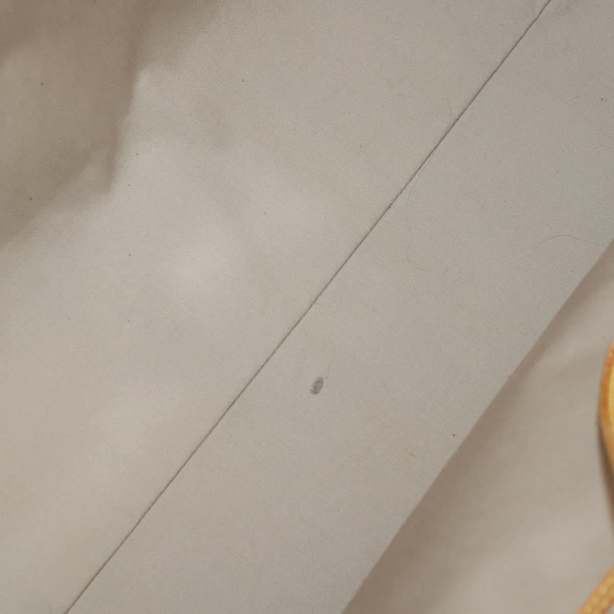 LOUIS VUITTON Monogram Vernis Reade GM Tote Bag Beige M91140 LV Auth 169625