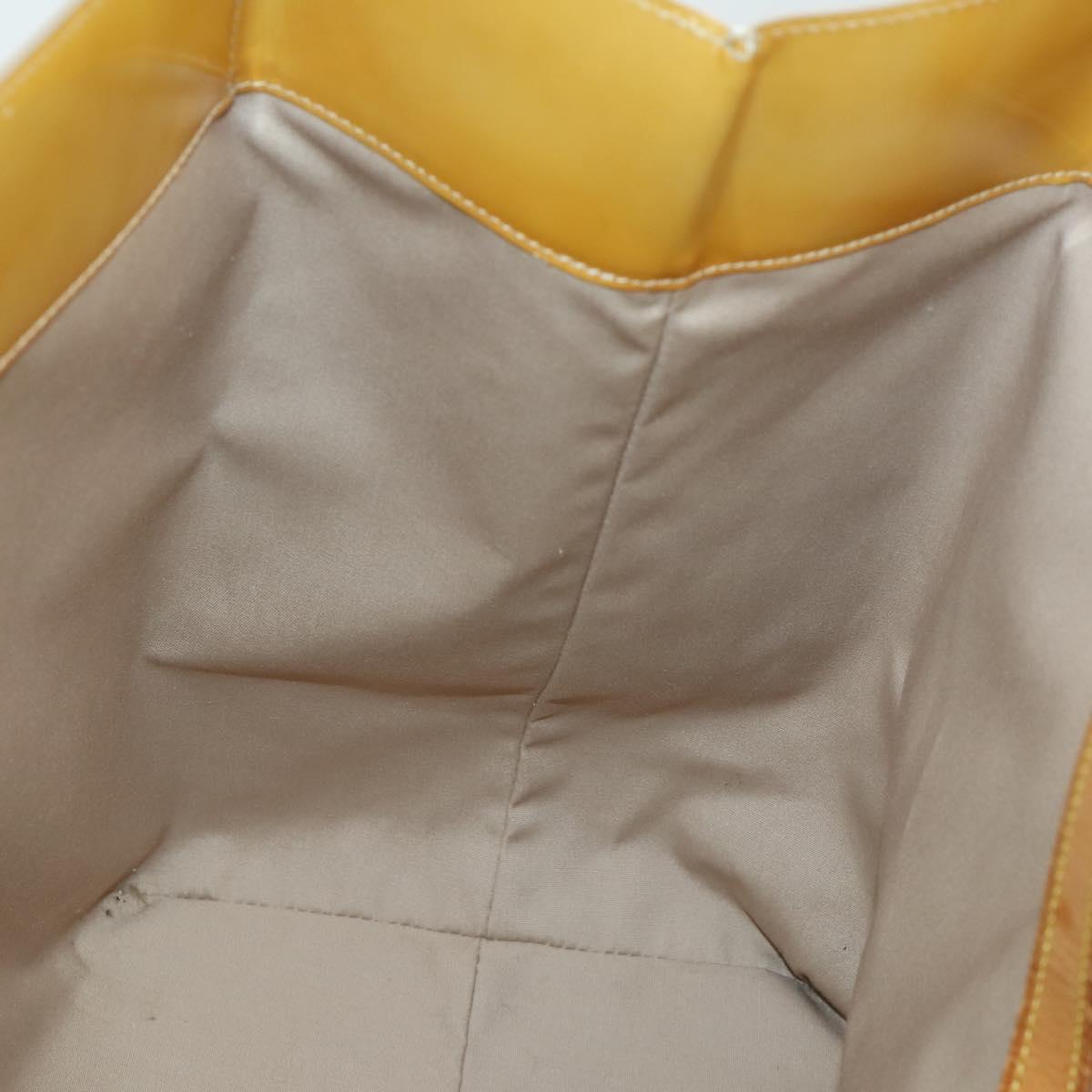 LOUIS VUITTON Monogram Vernis Reade GM Tote Bag Beige M91140 LV Auth 169625