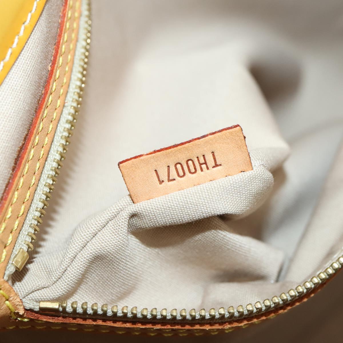 LOUIS VUITTON Monogram Vernis Reade GM Tote Bag Beige M91140 LV Auth 169625