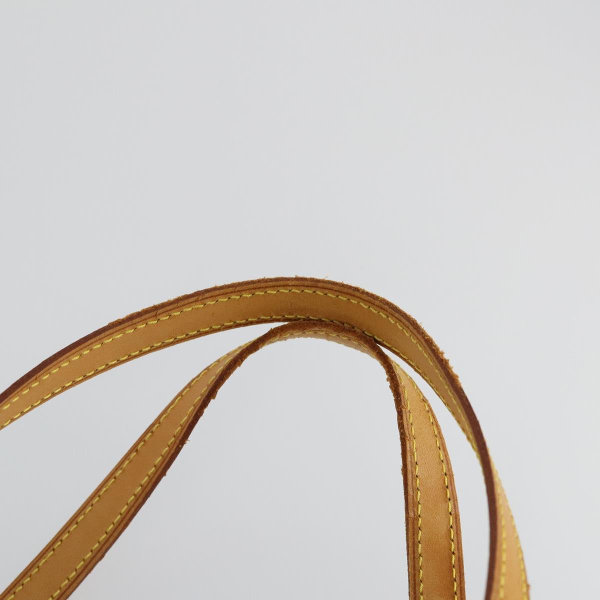 LOUIS VUITTON Monogram Vernis Reade GM Tote Bag Beige M91140 LV Auth 169625