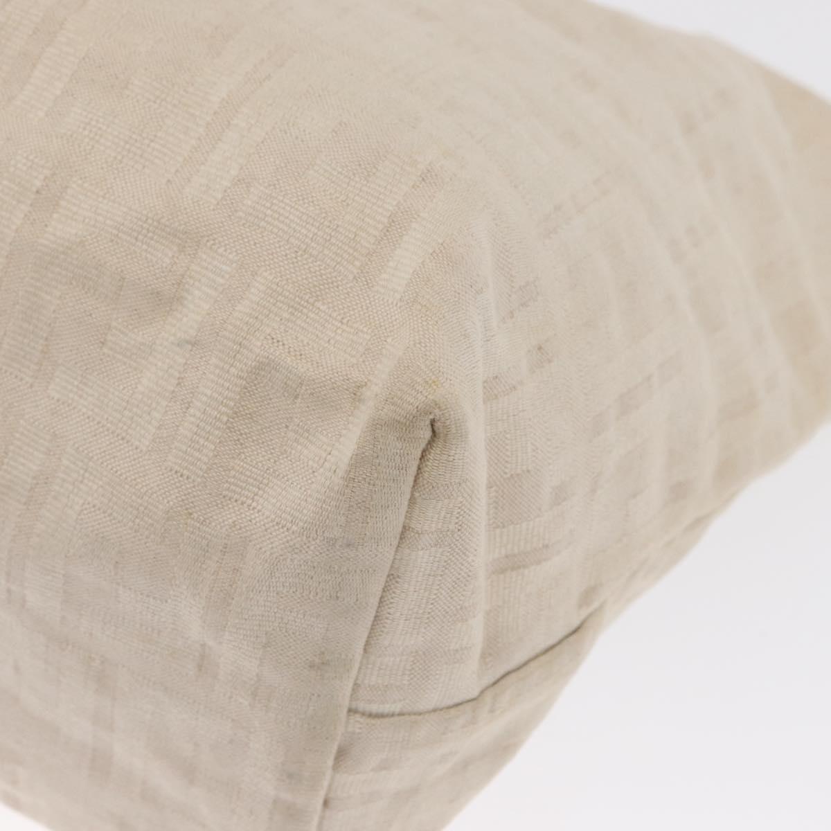 FENDI Zucca Canvas Tote Bag Ivory Auth 169632