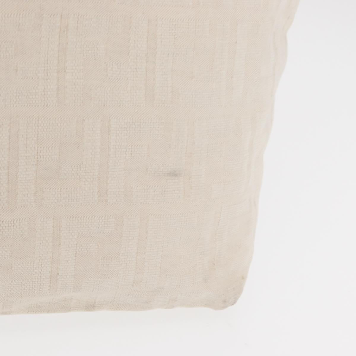 FENDI Zucca Canvas Tote Bag Ivory Auth 169632