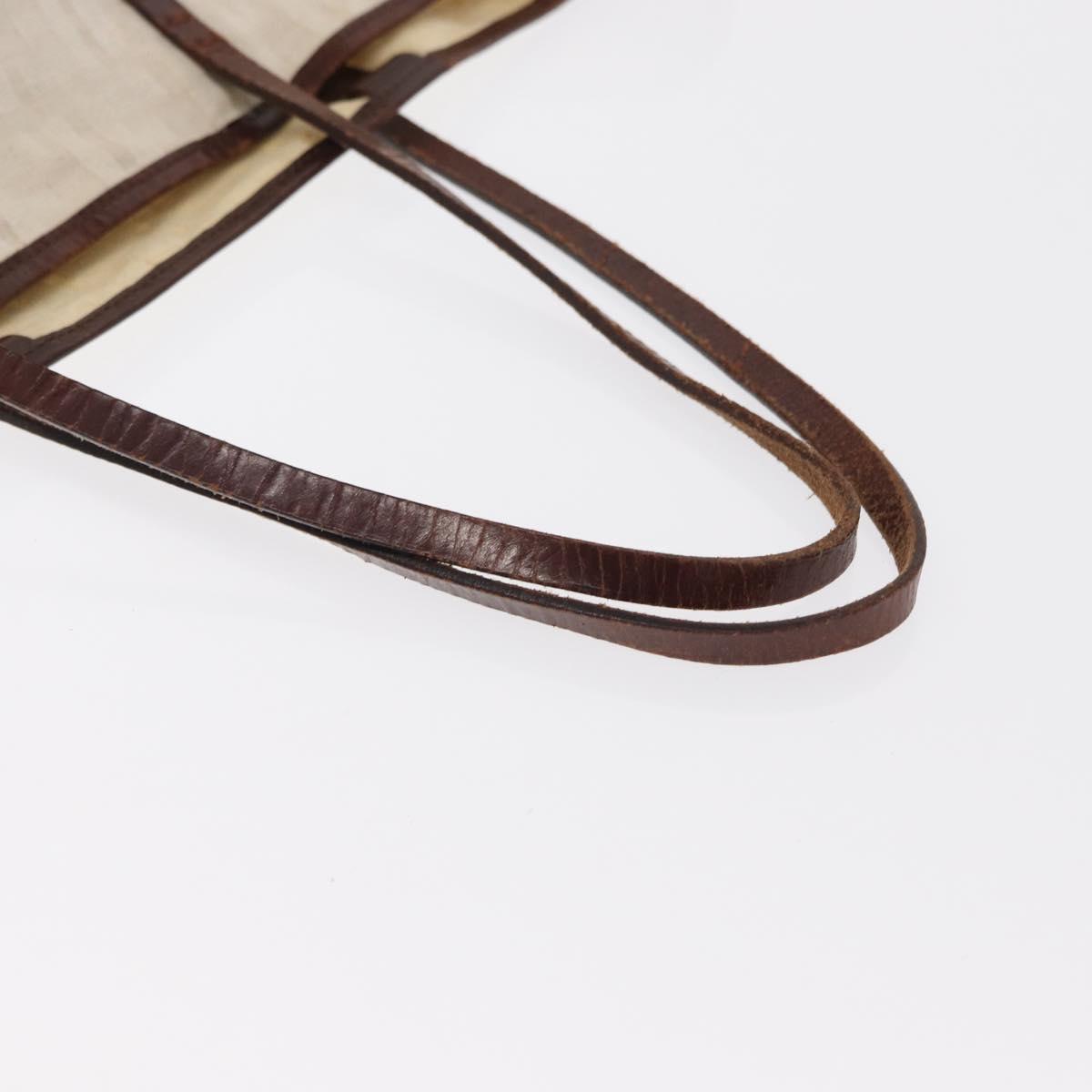 FENDI Zucca Canvas Tote Bag Ivory Auth 169632