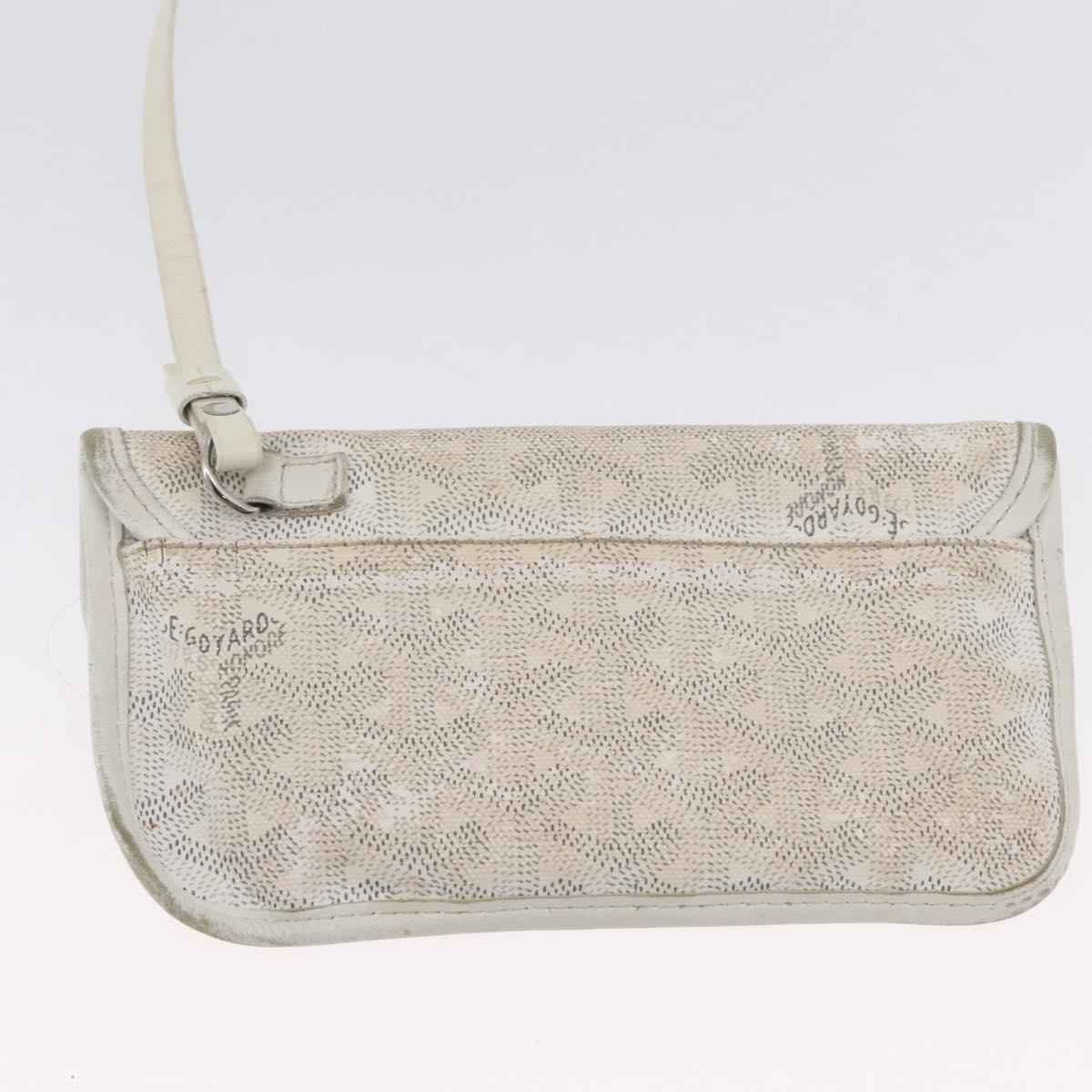 GOYARD Saint Louis PM Tote Bag PVC White Auth 169635