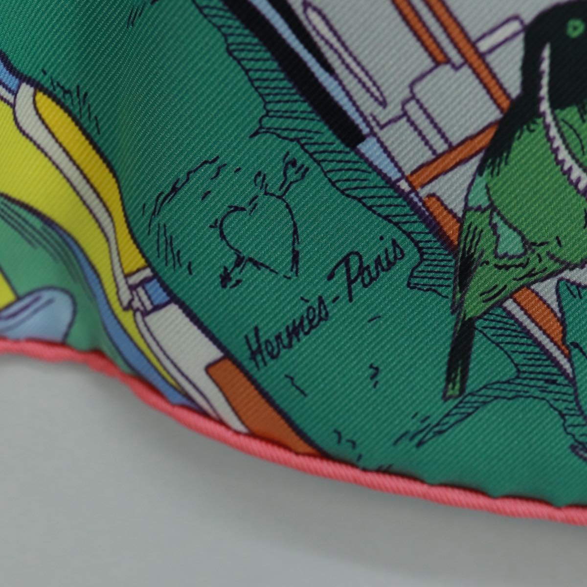 HERMES Carre 70 Scarf ""Rendez Vous Galant"" Silk Multicolor Auth 169638M