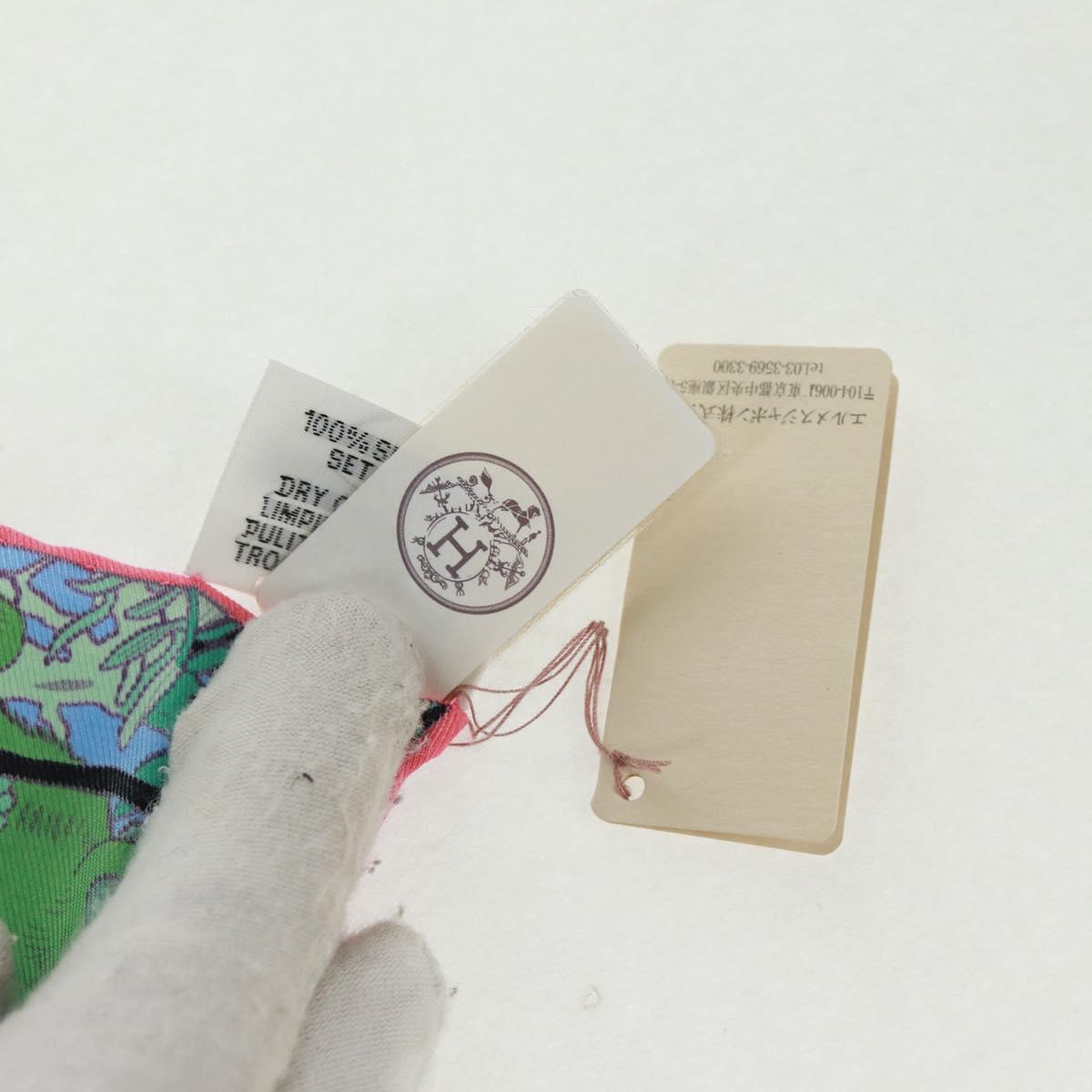 HERMES Carre 70 Scarf ""Rendez Vous Galant"" Silk Multicolor Auth 169638M