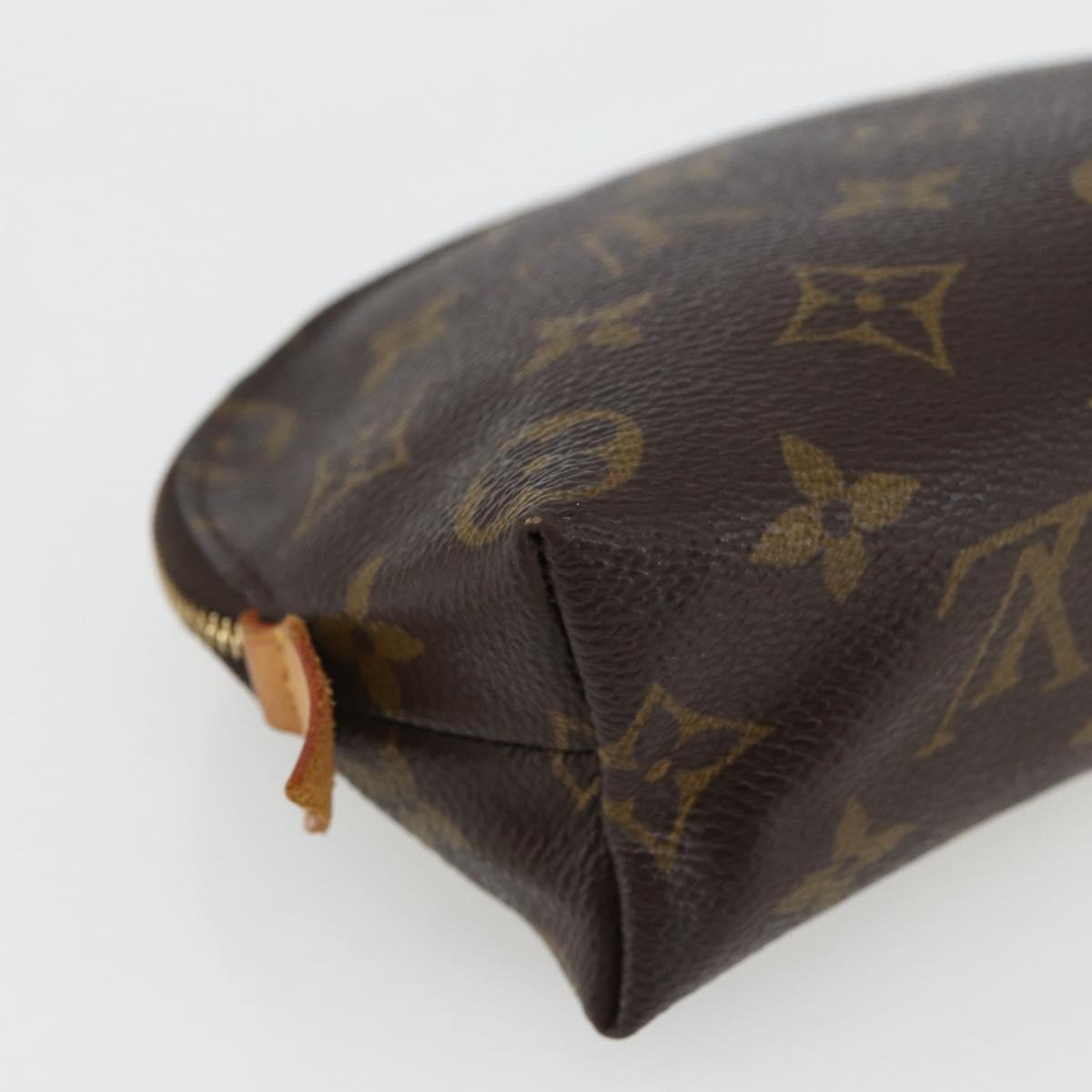 LOUIS VUITTON Monogram Pochette Cosmetic PM Pouch M43998 LV Auth 169641