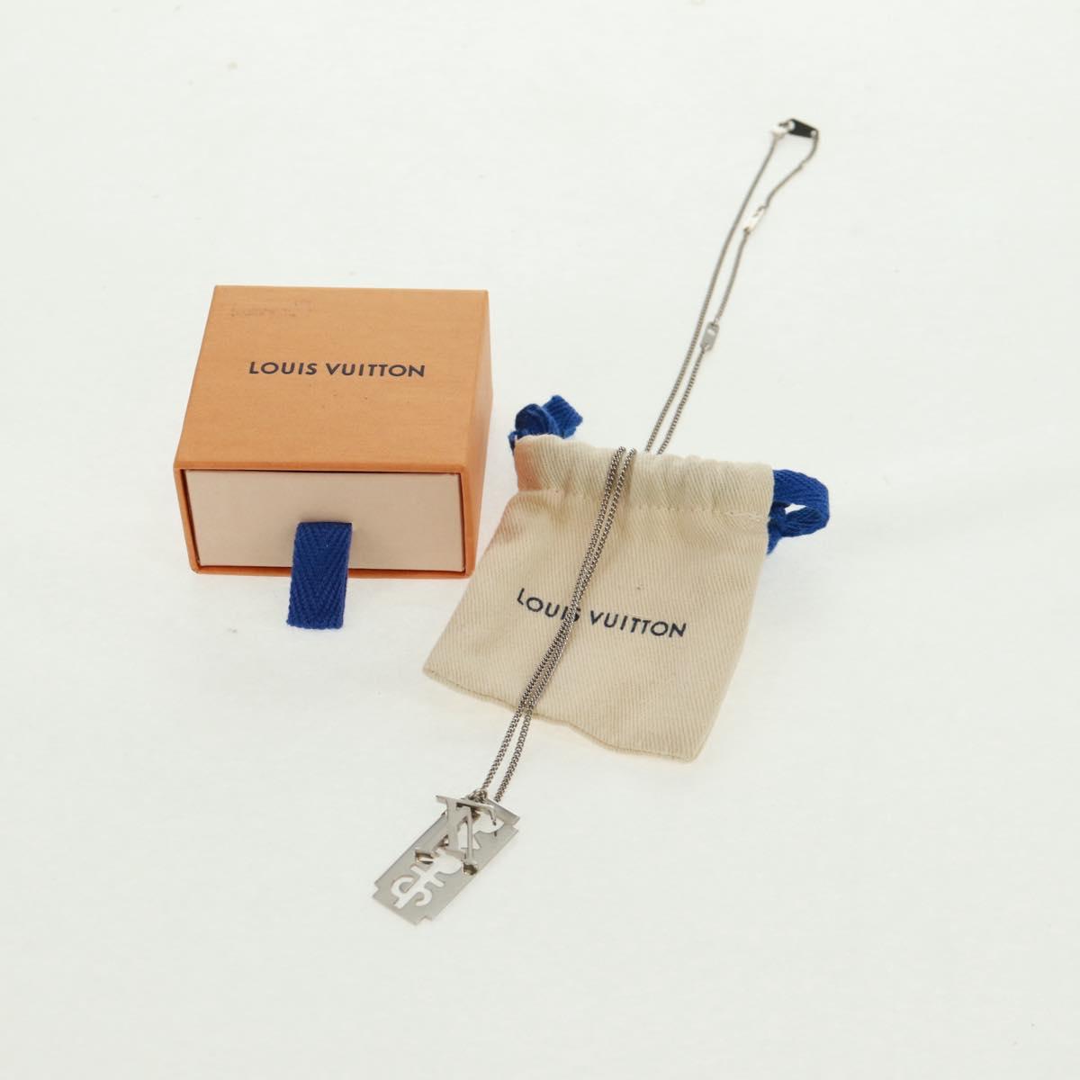 LOUIS VUITTON Collier Charm for Gentlemen Necklace metal MP2084 LV Auth 169642M