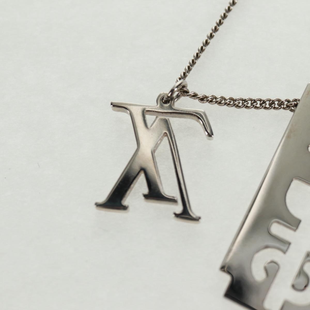 LOUIS VUITTON Collier Charm for Gentlemen Necklace metal MP2084 LV Auth 169642M