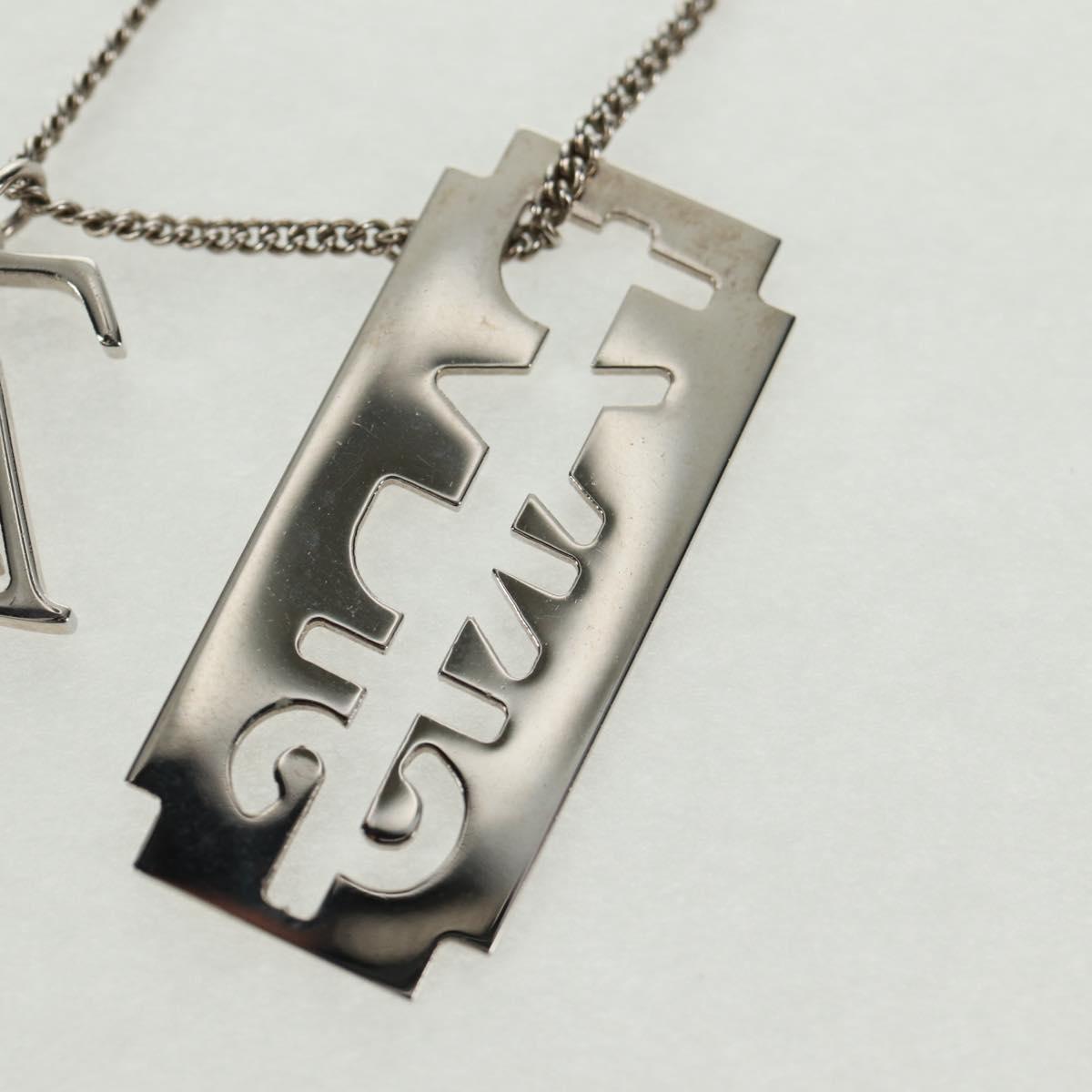 LOUIS VUITTON Collier Charm for Gentlemen Necklace metal MP2084 LV Auth 169642M