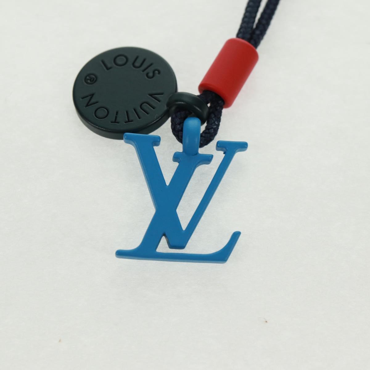 LOUIS VUITTON Metal Collier Charms On the Go Necklace Enamel M63648 Auth 169644M