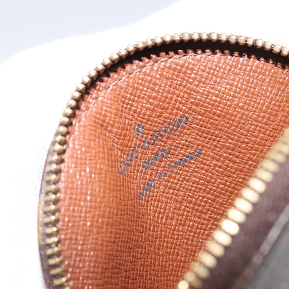 LOUIS VUITTON Monogram Porte Monnaie Round Coin Purse M61926 LV Auth 169648V