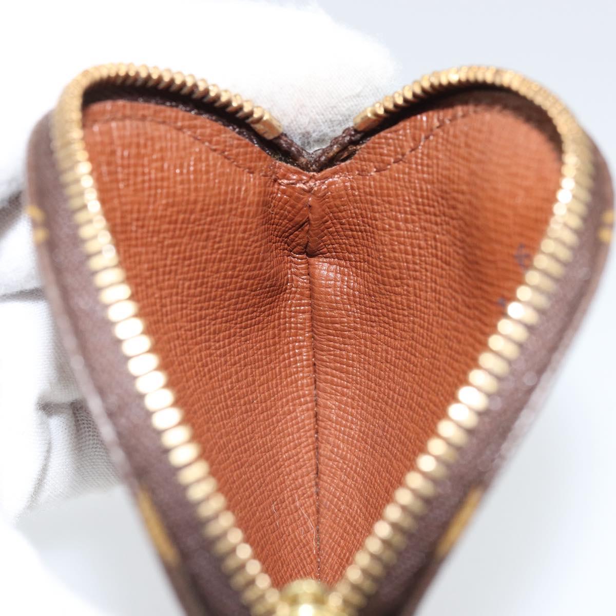 LOUIS VUITTON Monogram Porte Monnaie Round Coin Purse M61926 LV Auth 169648V