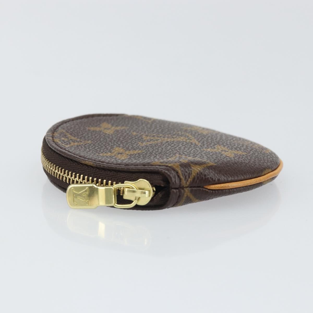 LOUIS VUITTON Monogram Porte Monnaie Round Coin Purse M61926 LV Auth 169648V