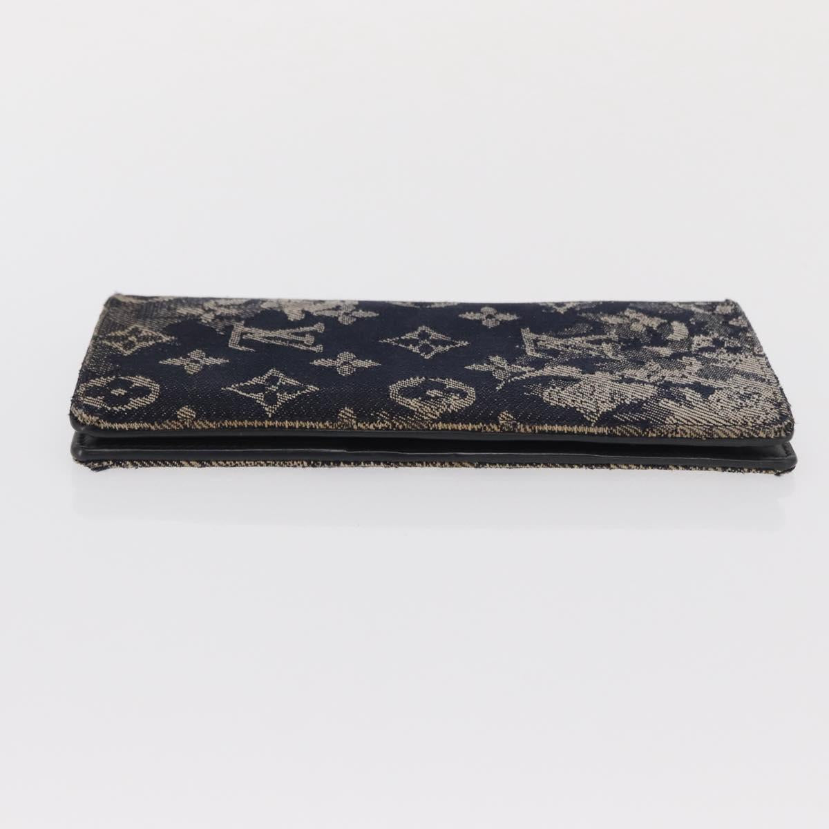 LOUIS VUITTON Monogram tapestry Portefeuille Plaza NM Wallet M80032 Auth 169655