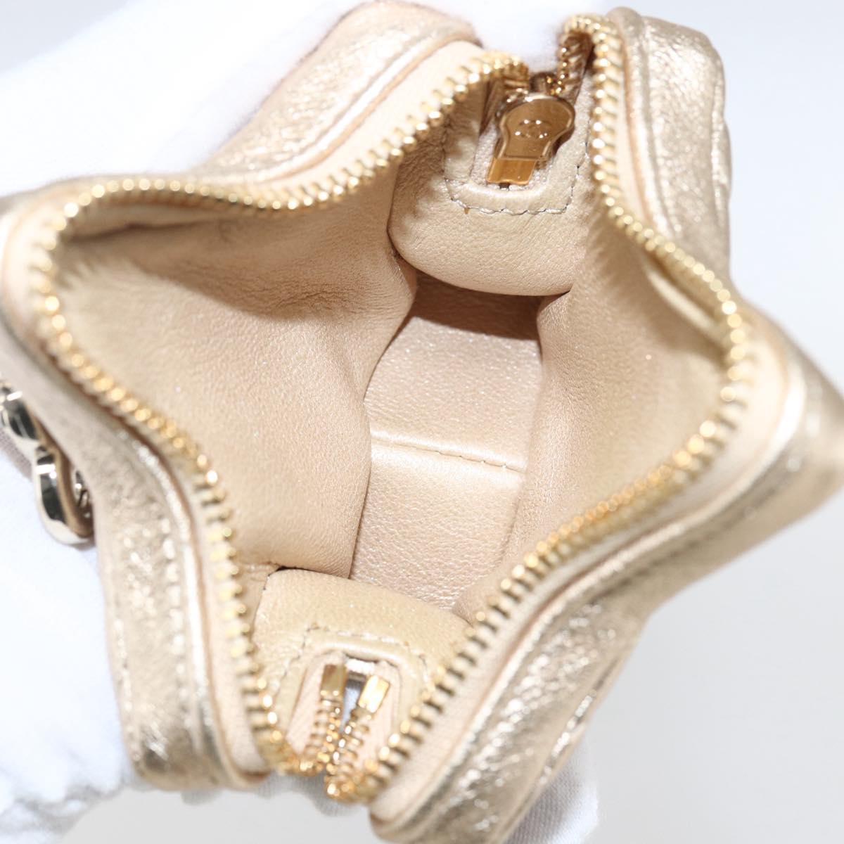 CHANEL Matelasse Backpack Patent leather Gold CC Auth 169659SM