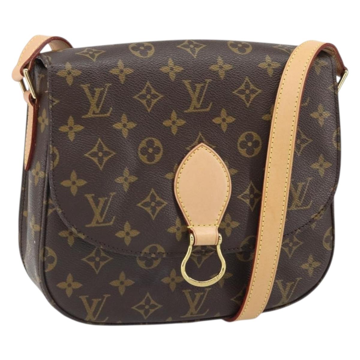 LOUIS VUITTON Monogram Saint Cloud GM Shoulder Bag M51242 LV Auth 169691