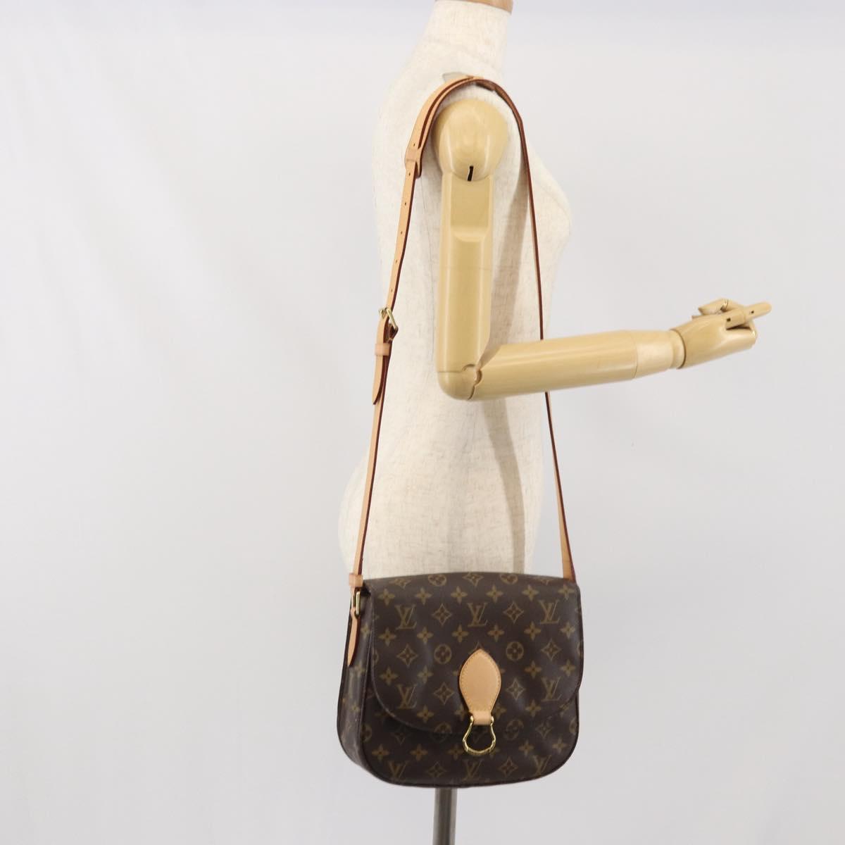 LOUIS VUITTON Monogram Saint Cloud GM Shoulder Bag M51242 LV Auth 169691