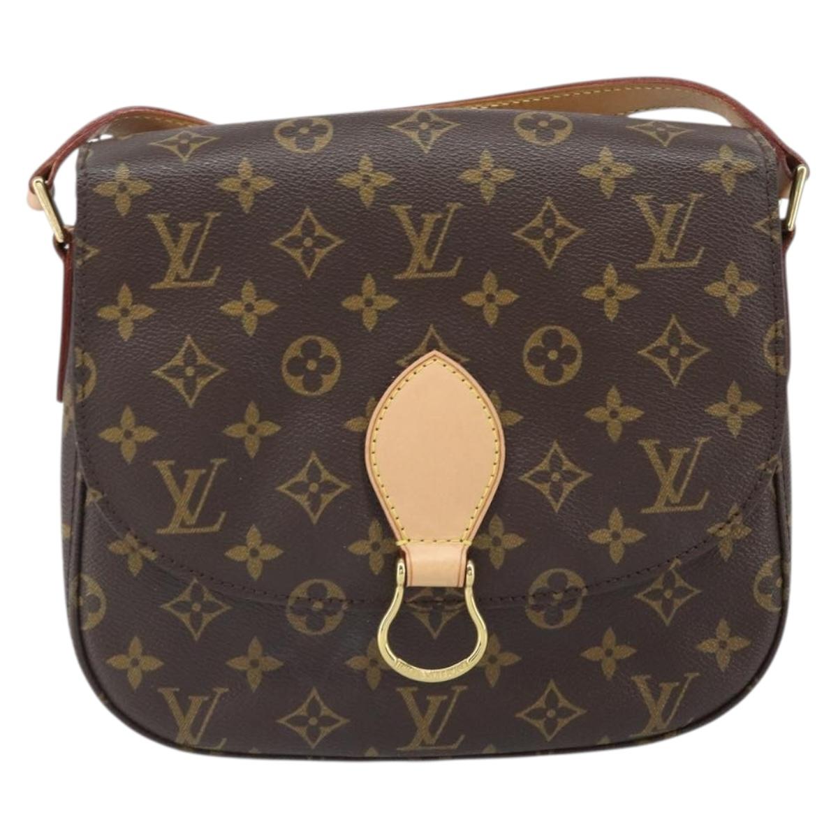 LOUIS VUITTON Monogram Saint Cloud GM Shoulder Bag M51242 LV Auth 169691