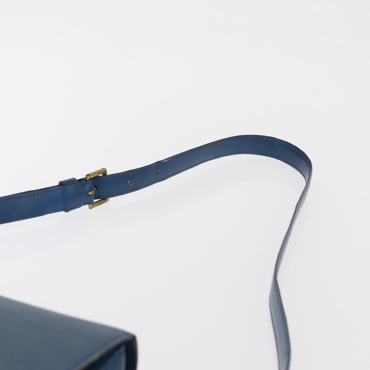 LOUIS VUITTON Epi Saint Cloud GM Shoulder Bag Toledo Blue M52195 LV Auth 169695