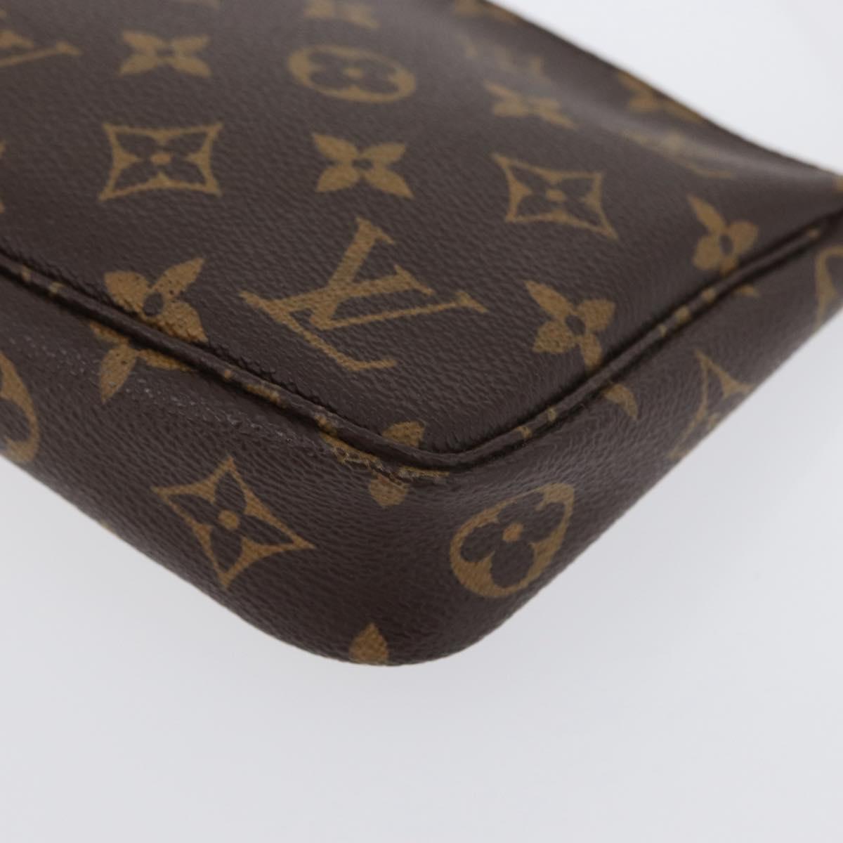 LOUIS VUITTON Monogram Pochette Accessoires Pouch M51980 LV Auth 169706
