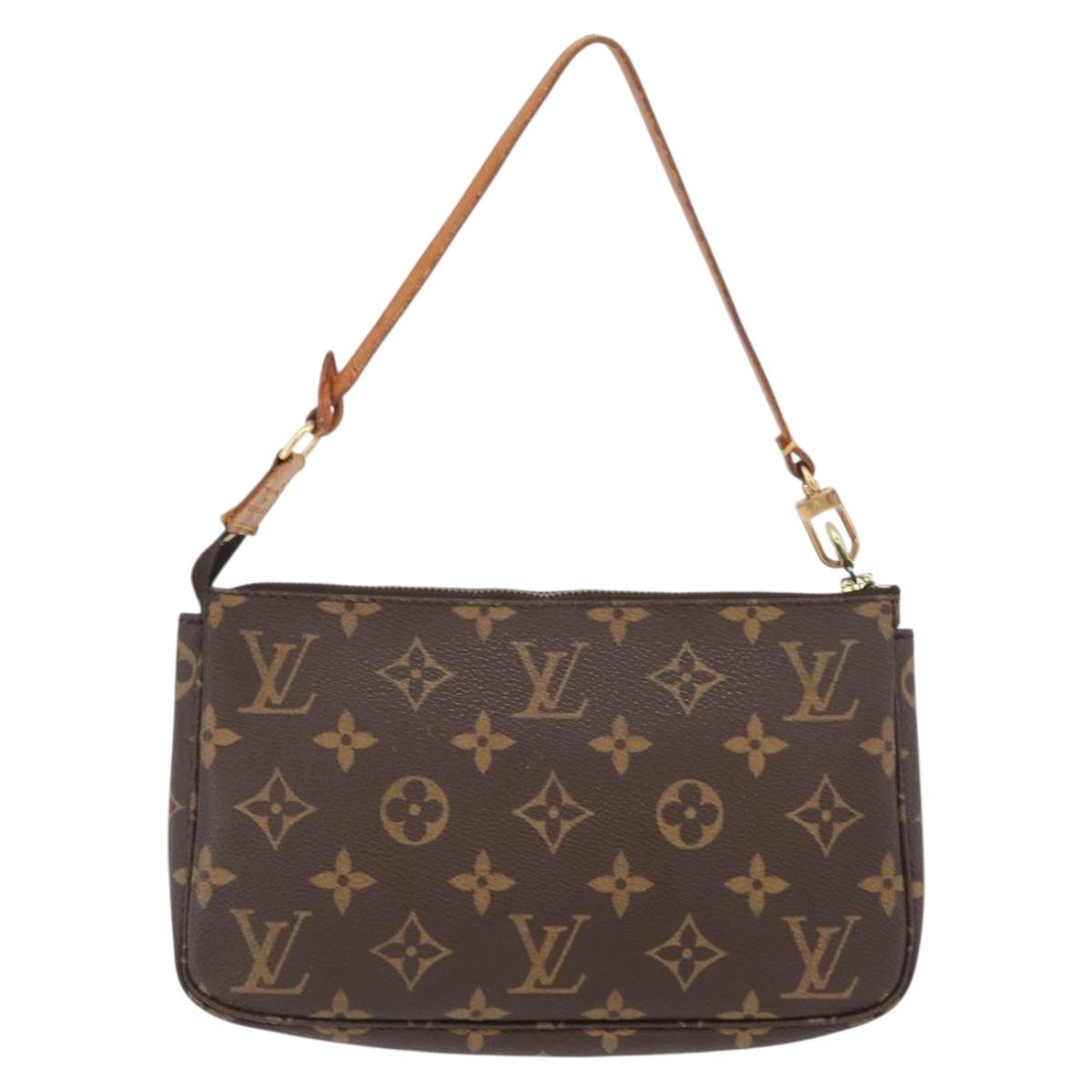 LOUIS VUITTON Monogram Pochette Accessoires Pouch M51980 LV Auth 169706