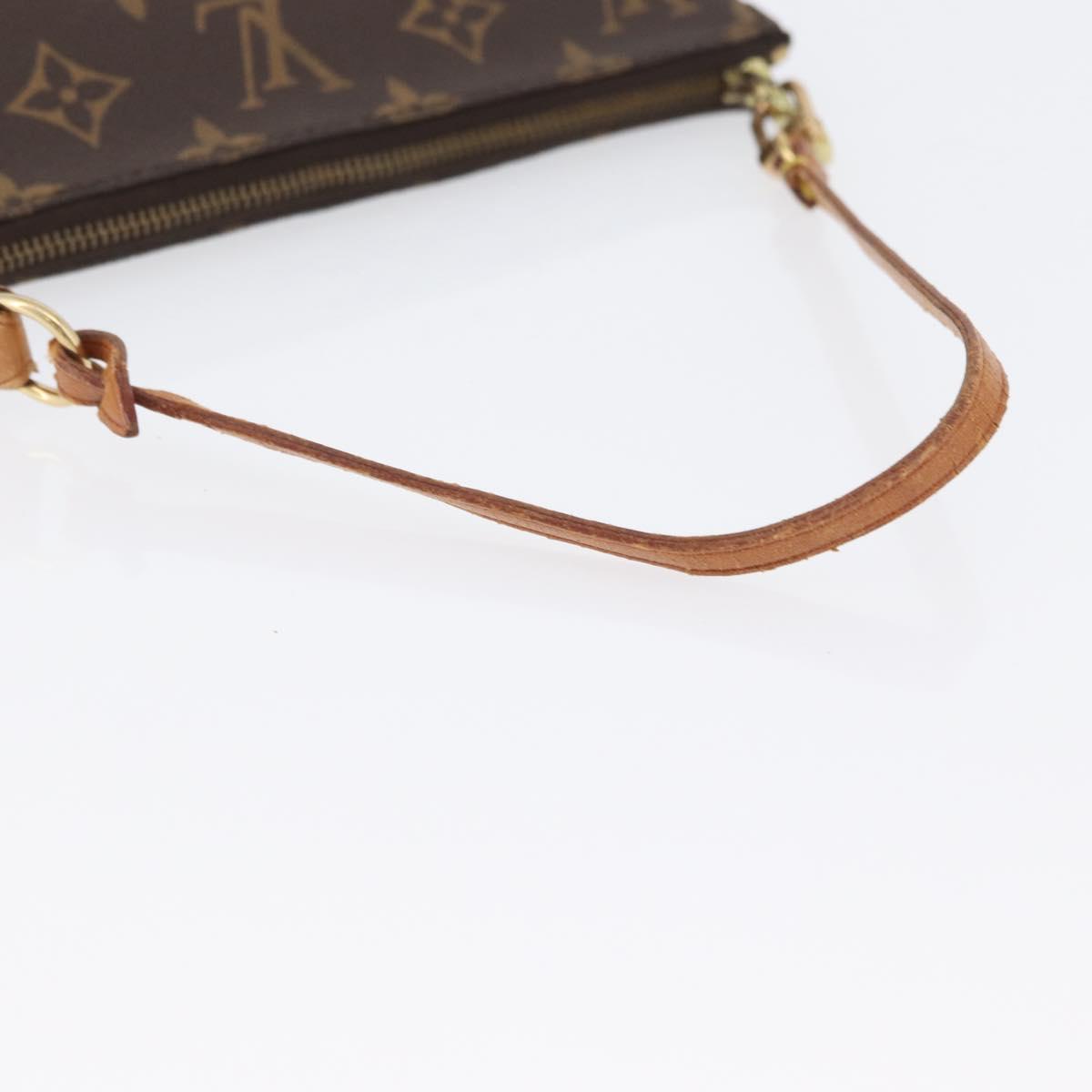 LOUIS VUITTON Monogram Pochette Accessoires Pouch M51980 LV Auth 169706