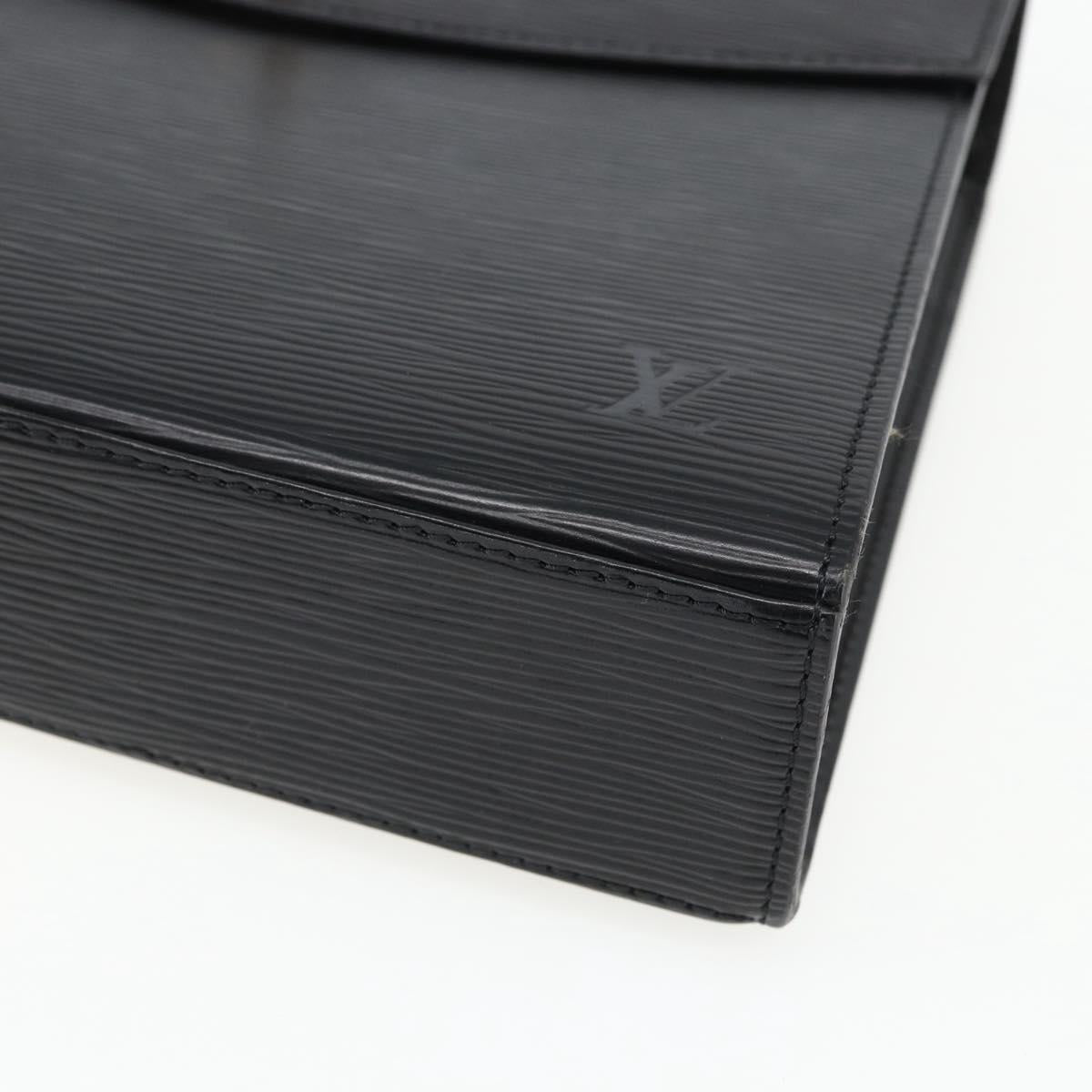 LOUIS VUITTON Epi Malesherbes Hand Bag Black M52372 LV Auth 169712