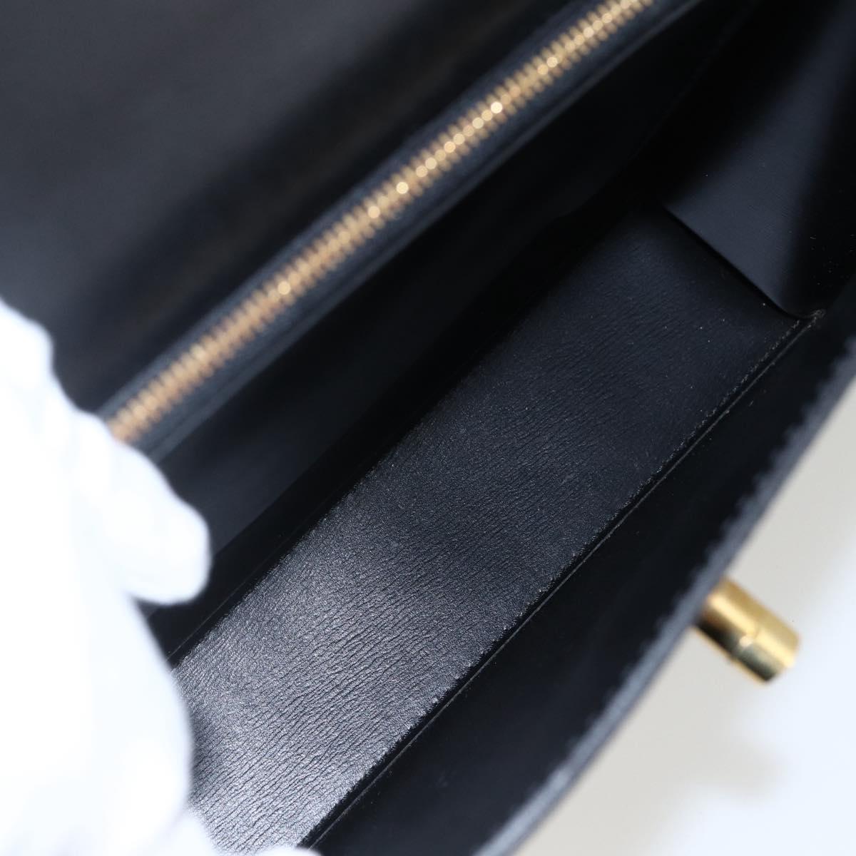 LOUIS VUITTON Epi Malesherbes Hand Bag Black M52372 LV Auth 169712