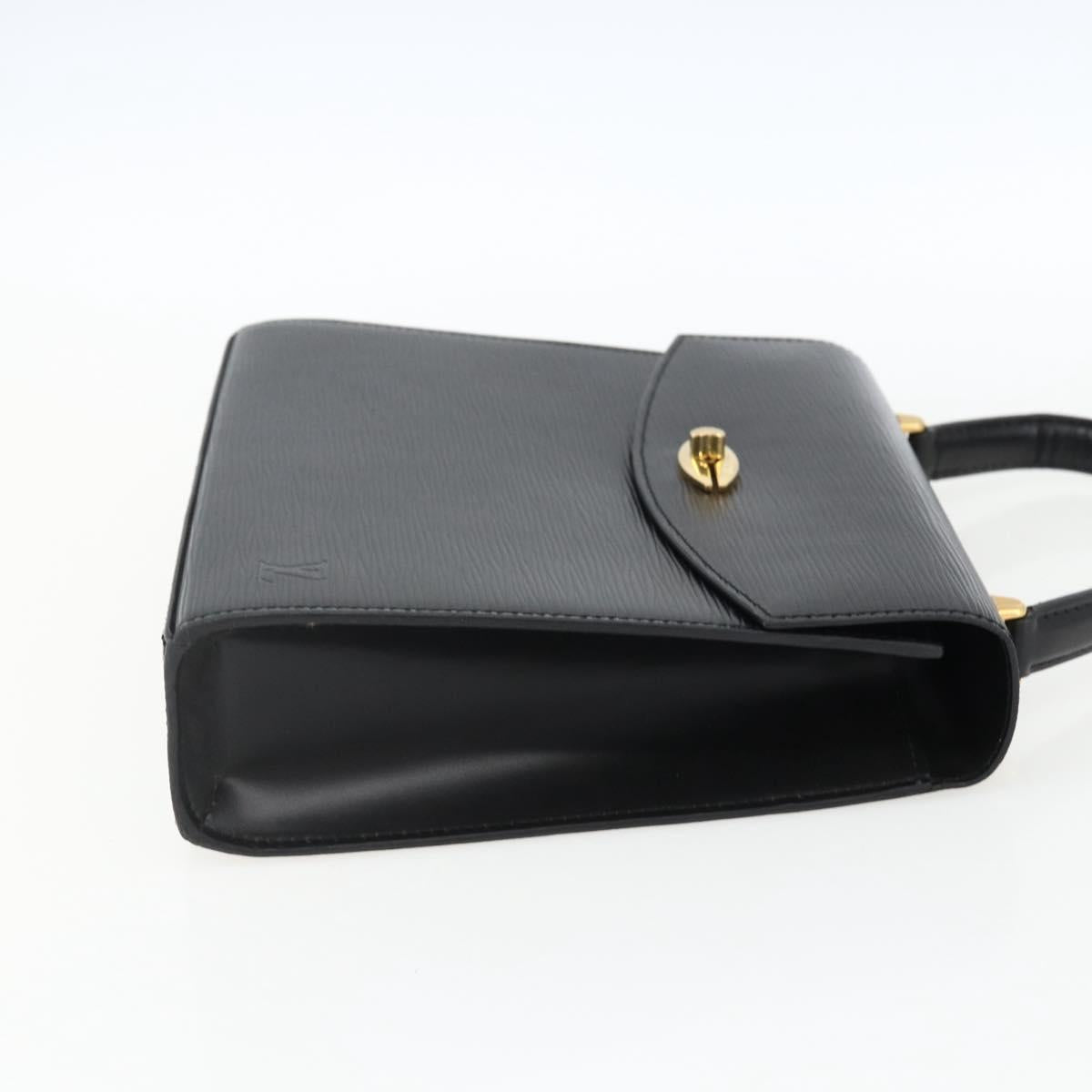 LOUIS VUITTON Epi Malesherbes Hand Bag Black M52372 LV Auth 169712