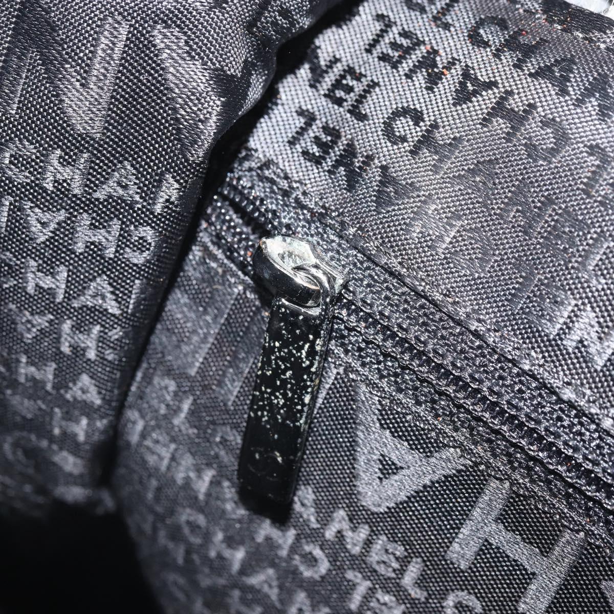 CHANEL Chain Camelia Shoulder Bag Tweed Multicolor Silver CC Auth 169721SAV