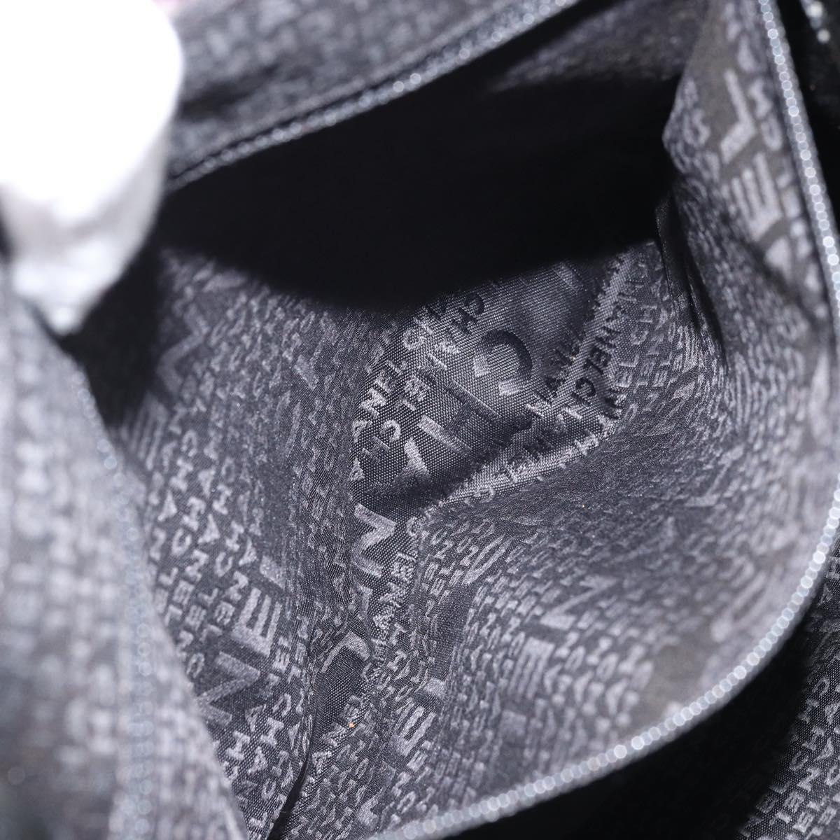 CHANEL Chain Camelia Shoulder Bag Tweed Multicolor Silver CC Auth 169721SAV