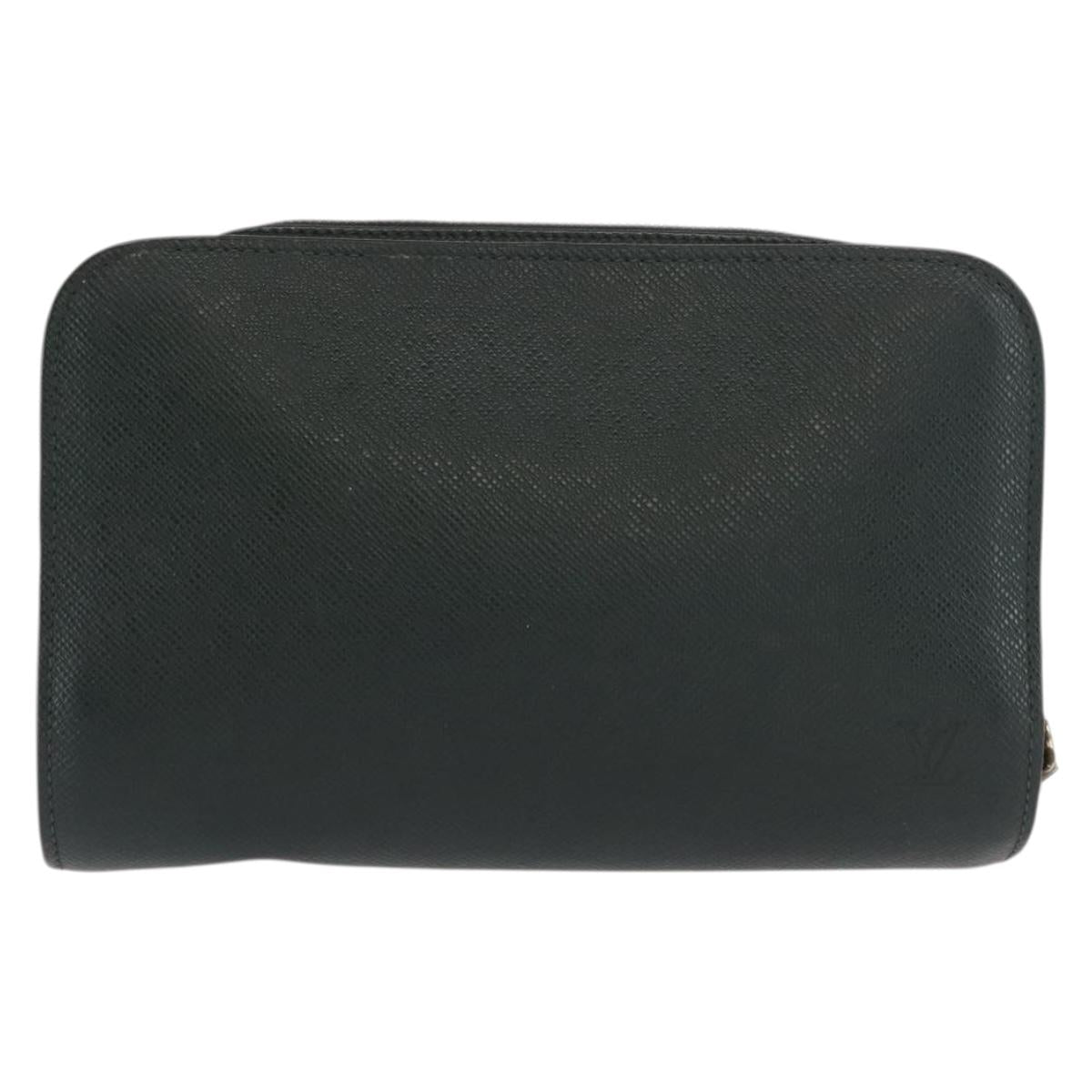LOUIS VUITTON Taiga Baikal Clutch Bag Epicea M30184 LV Auth 169738