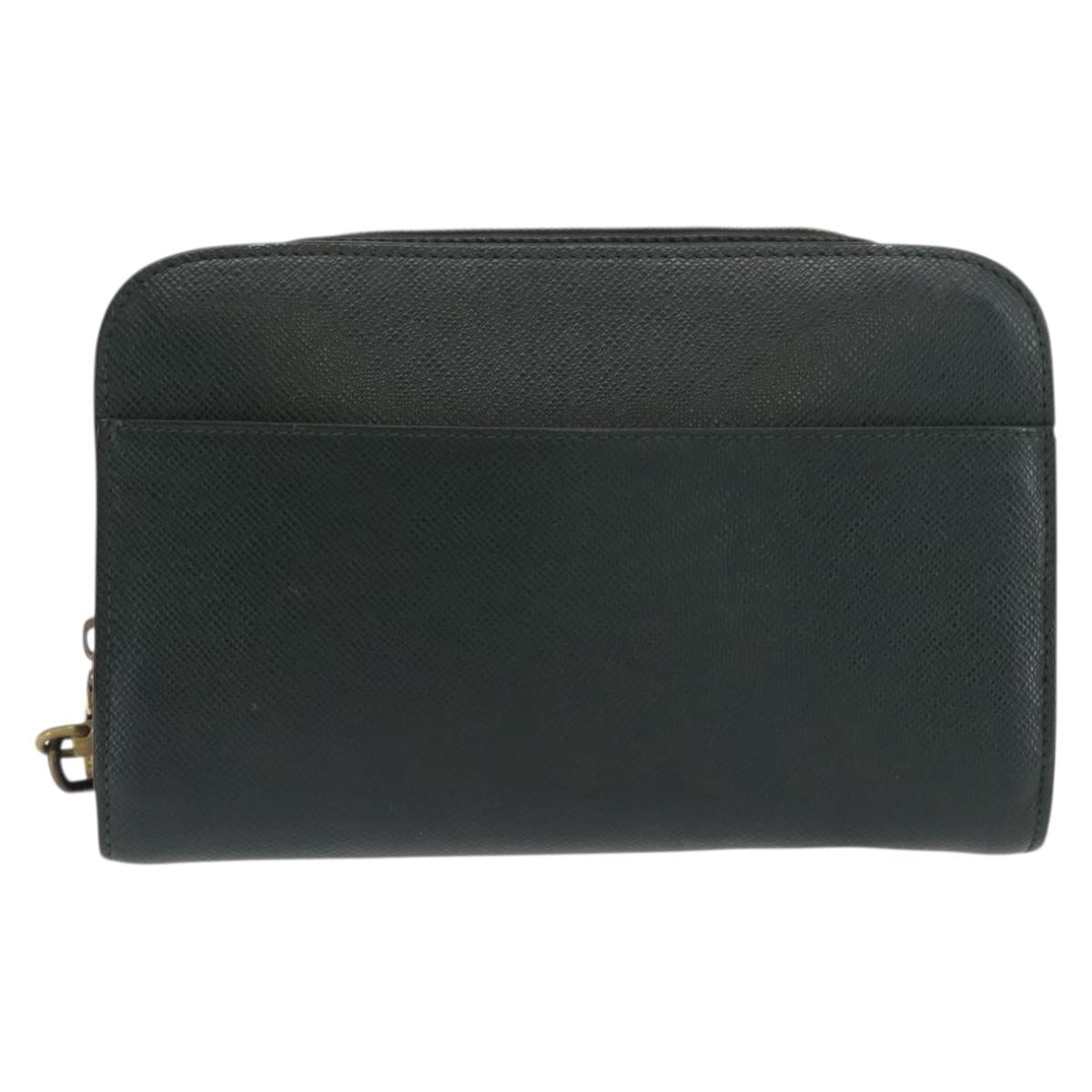 LOUIS VUITTON Taiga Baikal Clutch Bag Epicea M30184 LV Auth 169738