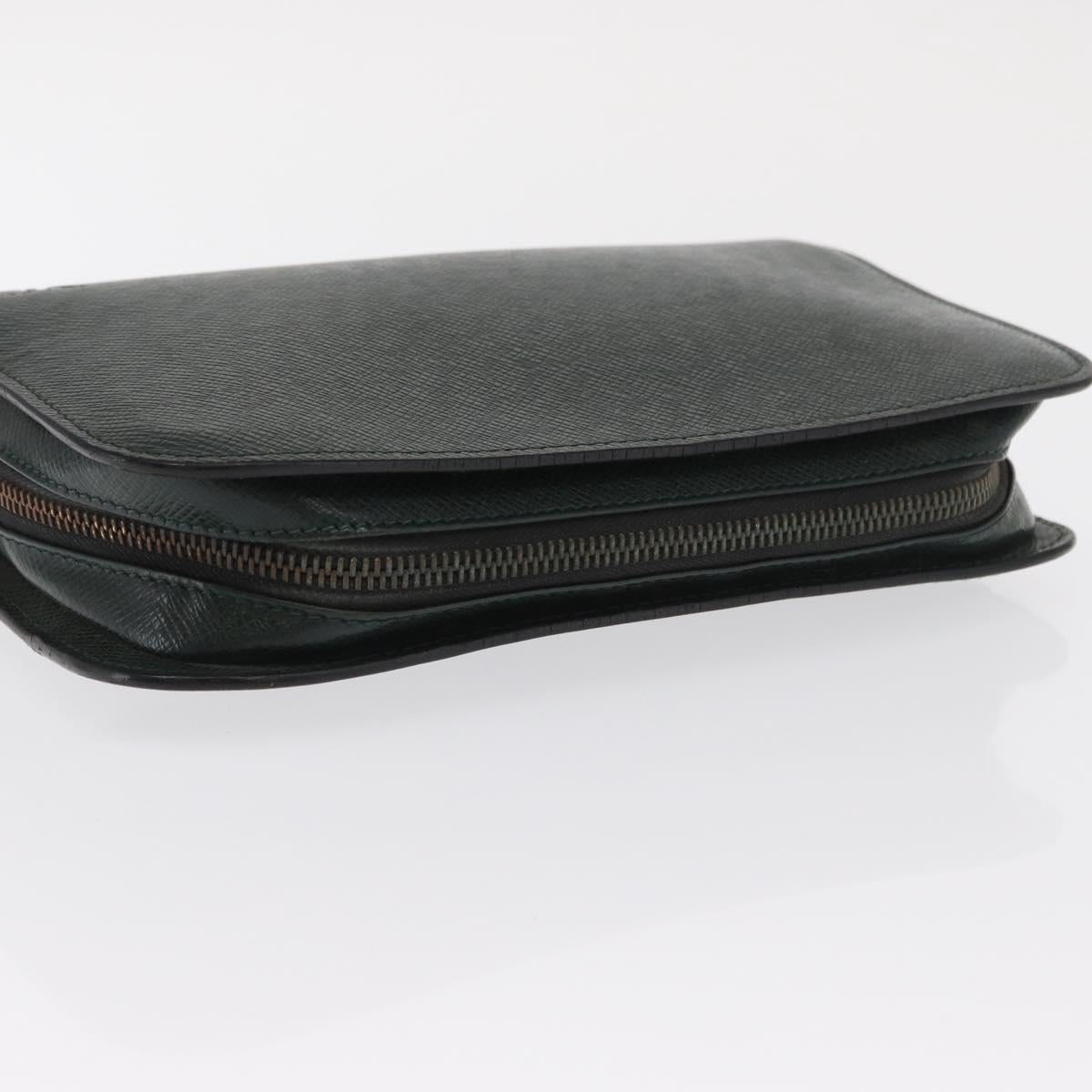 LOUIS VUITTON Taiga Baikal Clutch Bag Epicea M30184 LV Auth 169738